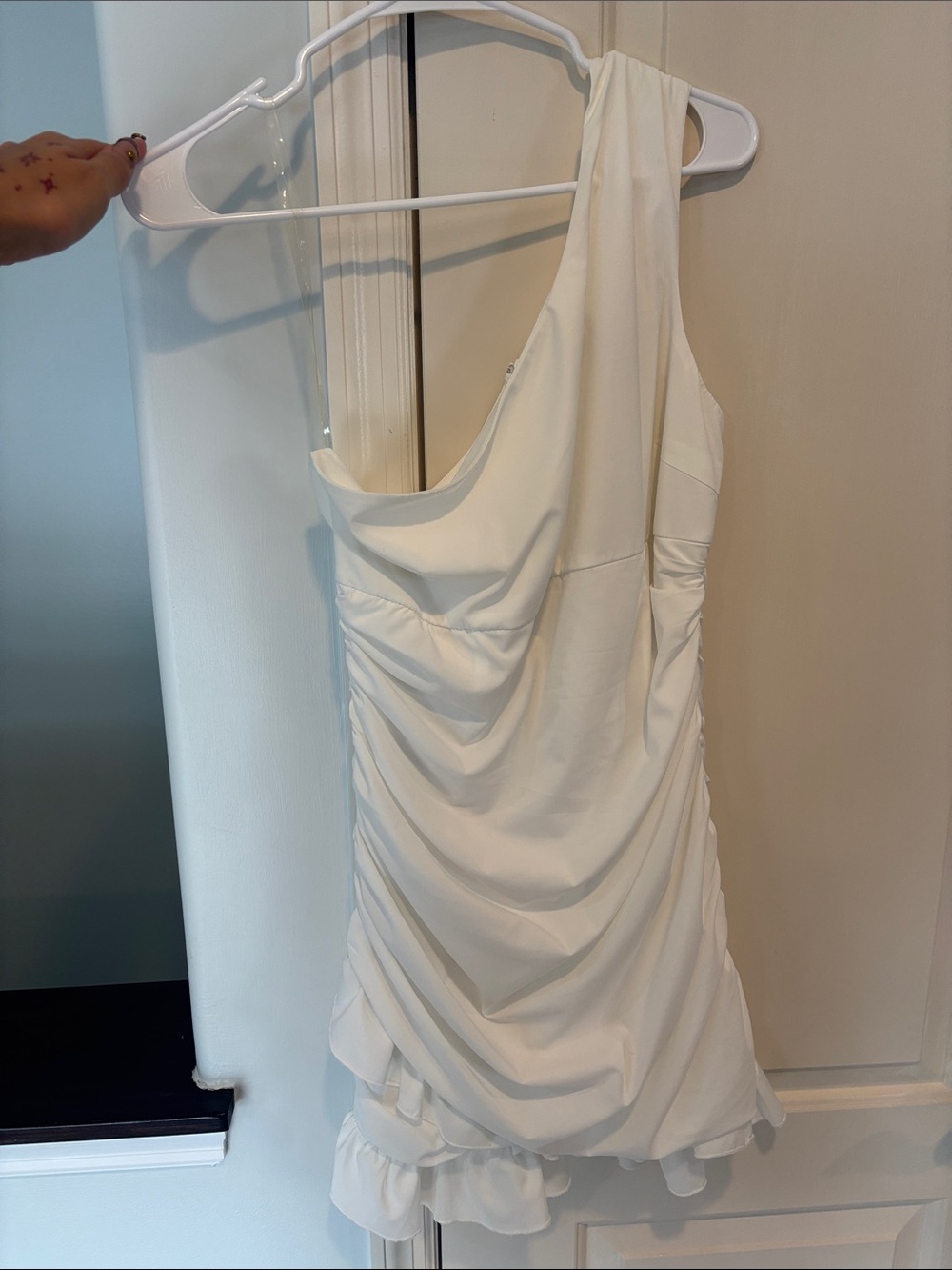 Blue Blush Bridal Mini Dress